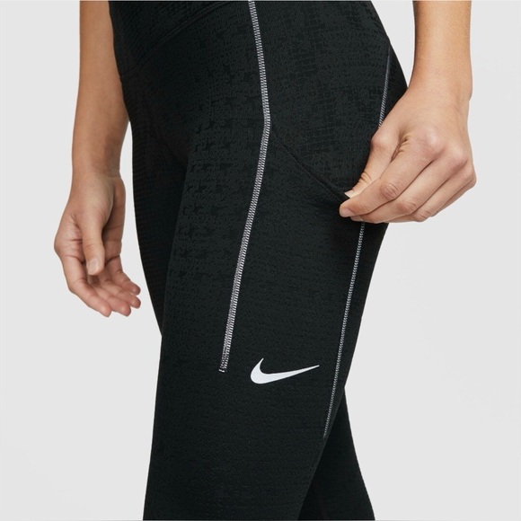 Nike Dri-FIT ADV Epic Luxe Women's Running Leggings with Pockets DD6490-010 - Picture 12 of 15
